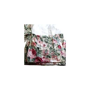 Vintage Croscill Arbor Rose Floral Bed Skirt TWIN Dust Ruffle
